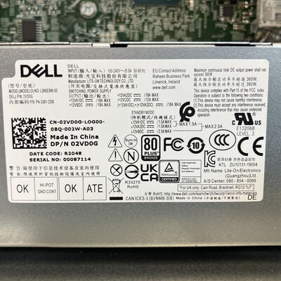 【富士青葉店】中古  DELL Inspiron 3881(i5 10400/16GB/SSD256GB/HDD1TB/W11H) 5070001377 