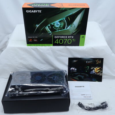 【通販センター】中古  GIGABYTE GV-N407TEAGLE OC-12GD Rev2.0（RTX4070Ti 12GB） 3480042513 
