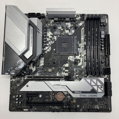 【神戸・三宮店】中古  ASRock B550M Steel Legend (B550 AM4 mATX DDR4) 142939 