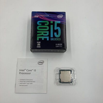 【なんば店】中古  INTEL Core i5-8600K (1151/3.60GHz/9M/C6/T6) 136199 