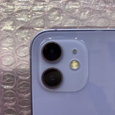 【熊本浜線店】中古  【SIMロック解除済み】【docomo】Apple iPhone12 6.1インチ 256GB (パープル)  MJNK3J/A 155804 
