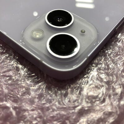 【宮崎恒久店】中古  【docomo版SIMフリー】Apple iPhone14 6.1インチ 256GB (パープル) MPW93J/A 154894 