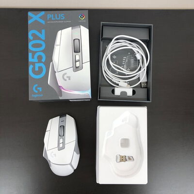 【長野稲里店】中古  logicool G502 X PLUS G502XWL-RGBWH [ホワイト] 5110001389 