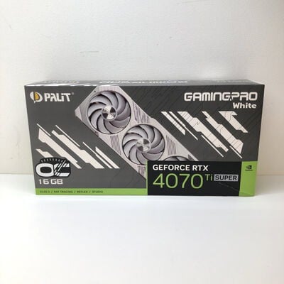【津ラッツ店】中古  Palit NED47TST19T2-1043W GamingPro White OC (RTX4070Ti SUPER 16GB) 164255 