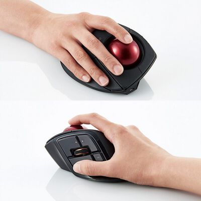 エレコム  M-DPT1MRBK トラックボール&ldquo;DEFT PRO&rdquo;（人差し指操作タイプ） 