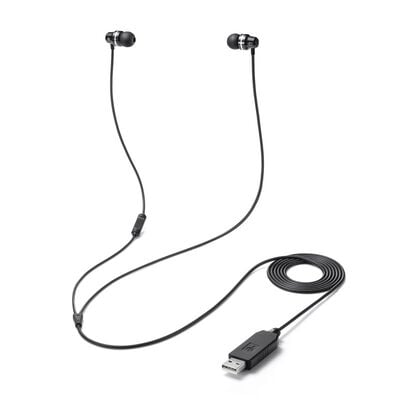 サンワサプライ  MM-HSU21BK (USBイヤホンマイク) 