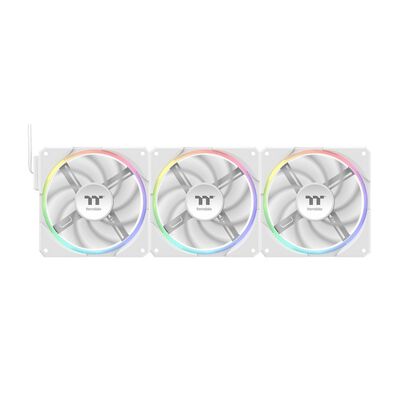 Thermaltake  TS120 EX RGB 3Pack Fan White CL-F207-PL12SW-A (120mm ホワイト 3個パック) 