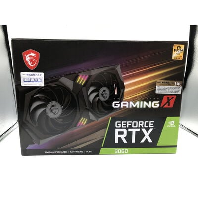 【水戸赤塚店】中古  MSI GeForce RTX 3060 GAMING X 12G (RTX3060 12GB) 144776 