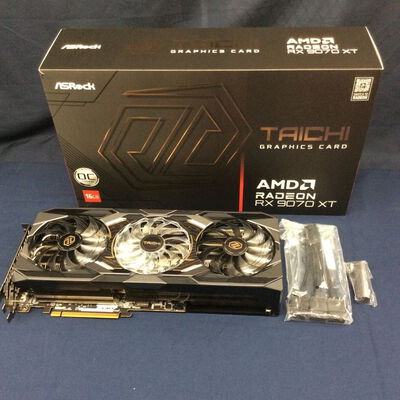 【川崎店】中古  ASRock RX9070XT TC 16GO Taichi 16GB OC (RX9070XT 16G) 176935 