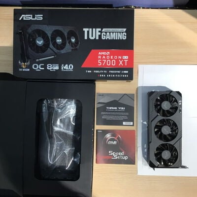 【松山環状枝松店】中古  ASUS RX5700XT-8G (RX 5700XT 8GB GDR6) 140061 