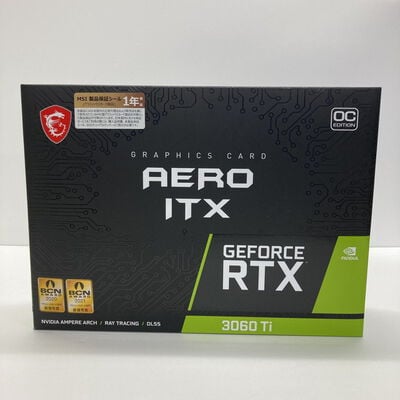 【神戸・三宮店】中古  【LHR版】MSI GeForce RTX 3060 Ti AERO ITX 8G OC LHR (RTX3060Ti 8GB) 3430005951 