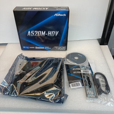 【京都店】中古  ASRock A520M-HDV (A520 AM4 mATX DDR4) 143667 