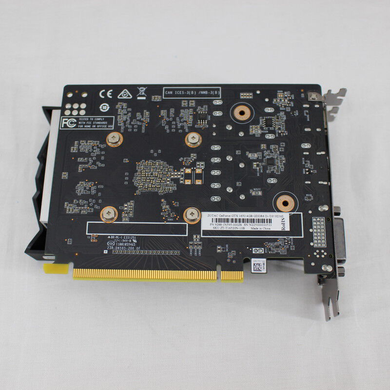 中古 ZOTAC ZT-T16520N-10B（GTX 1650 4GB） 3480031611