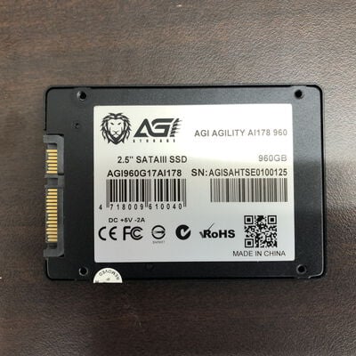 【福山ココローズ店】中古  各社 2.5インチ SSD 960GB SATA 124397 