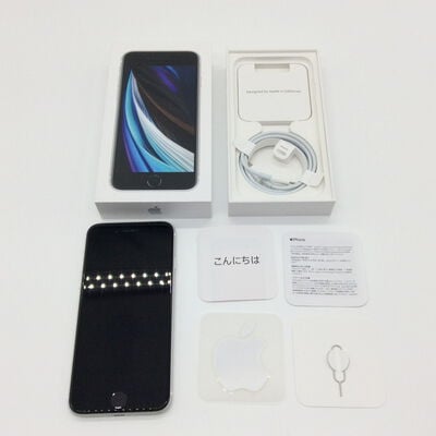 【浜松店】中古  【SIMロック解除済み】【SoftBank】Apple iPhoneSE 4.7インチ (第2世代/2020) 64GB (ホワイト) MHGQ3J/A 新パッケージ版 155757 