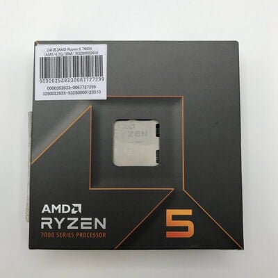 【なんば店】中古  AMD Ryzen 5 7600X (AM5/4.7G/38M/C6/T12/105W) 3280022659 