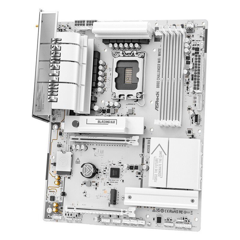ASRock B860 Challenger WiFi White (B860 1851 ATX) ｜ パソコン通販
