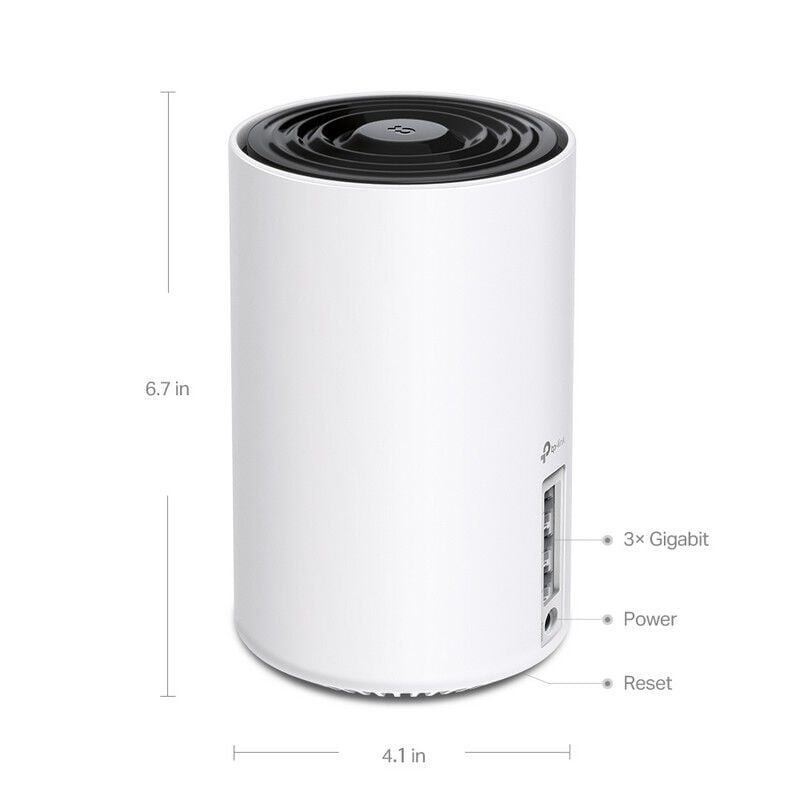 【ほぼ未使用】TP-Link Deco XE75 (AXE5400) 1ユニット TP-Link Deco XE75(1-pack)(JP) AXE5400 トライバンドメッシュWi-Fi 6E