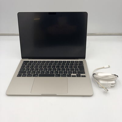 【福井日之出店】中古  Apple MacBook Air 13インチ 2022 (M2 8CPU 8GPU/8GB/256GB) スターライト MLY13J/A 5160000670 