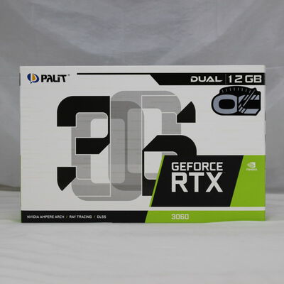 【通販センター】中古  Palit NE63060T19K9-190AD (GeForce RTX 3060 Dual OC 12GB) 180531 