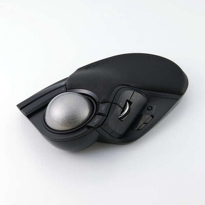 エレコム  M-HT1MRBK (HUGE PLUS ワイヤレストラックボール 10ボタン/ベアリング) 