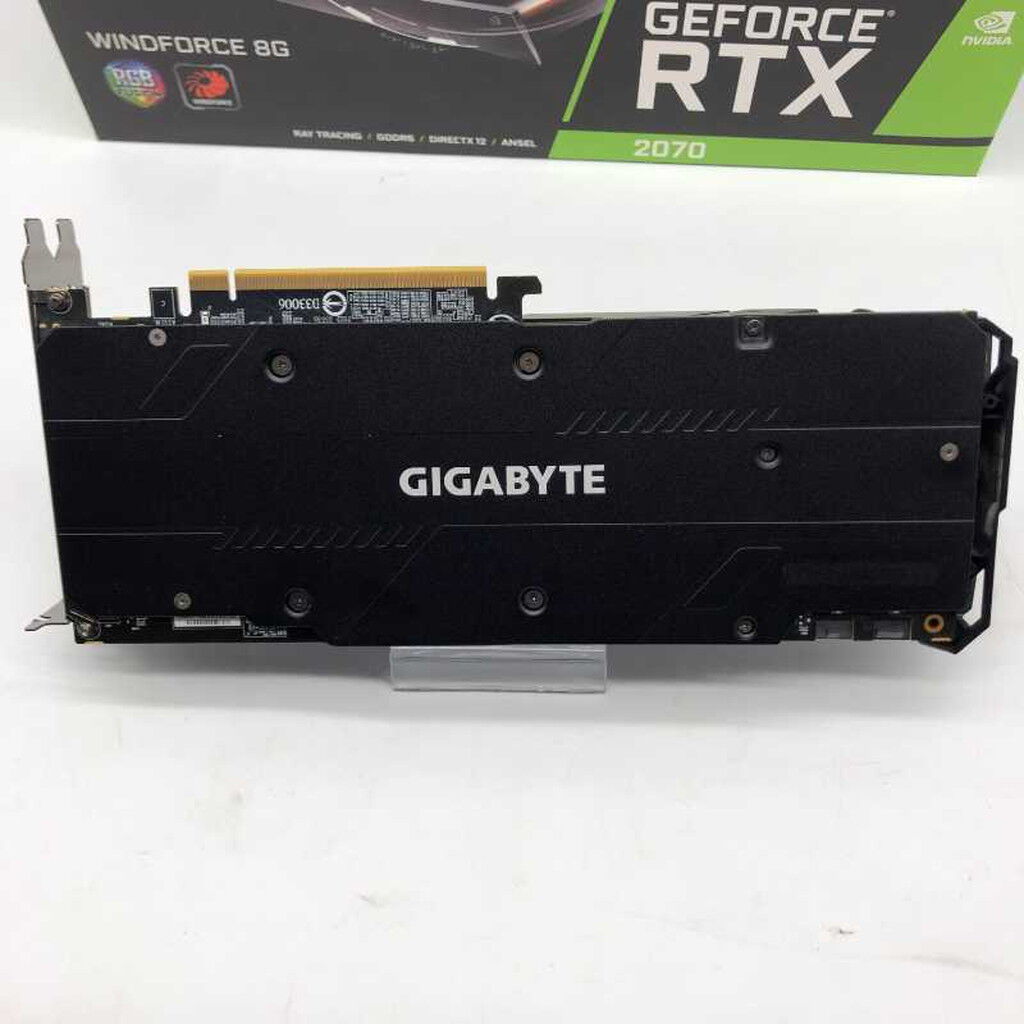 中古 GIGABYTE GeForce RTX 2070 WINDFORCE 8G/Rev. 1.0（GV-N2070WF3