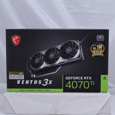 【通販センター】中古  MSI GeForce RTX 4070 Ti VENTUS 3X 12G OC (RTX4070Ti 12GB) 154205 