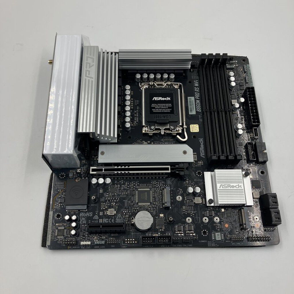 中古 ASRock B860M Pro RS WiFi (B860 1851 mATX DDR5) 175441