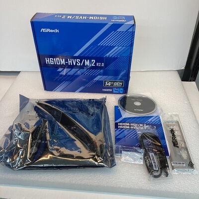 【京都店】中古  ASRock H610M-HVS/M.2 R2.0 (H610 1700 mATX DDR4) 3180006638 