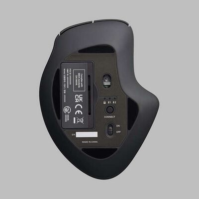 エレコム  M-SH30MBSKXBK (無線マルチ接続Mサイズマウス&ldquo;SHELLPHA&rdquo;チルト機能付き7ボタン ブラック) 