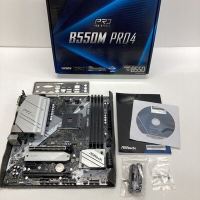 【神戸・三宮店】中古  ASRock B550M Pro4 (B550 AM4 mATX DDR4) 142938 