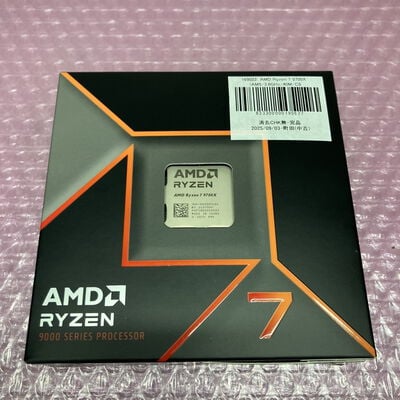 【町田店】中古  AMD Ryzen 7 9700X (AM5/3.8GHz/40M/C8/T16/65W) 169022 