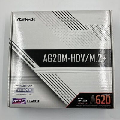 【なんば店】中古  ASRock A620M-HDV/M.2+ (A620 AM5 mATX DDR5) 168313 
