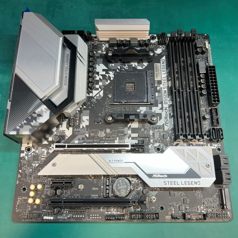 中古 ASRock B550M Steel Legend (B550 AM4 mATX DDR4) 142939