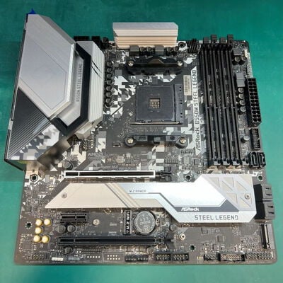 【静岡東瀬名店】中古  ASRock B550M Steel Legend (B550 AM4 mATX DDR4) 142939 