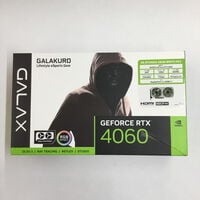 中古  玄人志向 GK-RTX4060-E8GB/WHITE/DF2 (RTX4060 8GB) 4560001096 