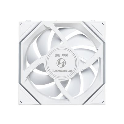 Lian-Li  UNI FAN TL 120 LCD REVERSE BLADE WIRELESS WT 3Pack UF-RS-TL120-LCD-WLS-3W (120mm ホワイト 3個パック) 