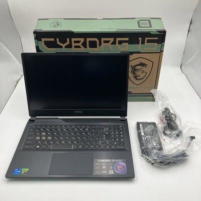 【なんば店】中古  MSI Cyborg15 (i7-13620H/16GB/SSD512GB/RTX3050/W11H) 3280023471 