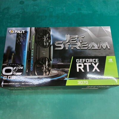 【静岡東瀬名店】中古  Palit RTX3070 JetStream OC NE63070T19P2-1040J (RTX3070 8G) 143909 
