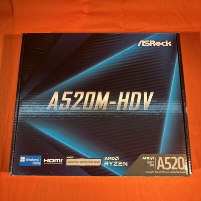 【なんば店】中古  ASRock A520M-HDV (A520 AM4 mATX DDR4) 143667 