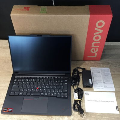 【松山環状枝松店】中古  Lenovo ThinkPad E14 Gen7(Ryzen5 220/16GB/SSD512GB/無し/無し/14/1920x1200/W11P) 4560001524 
