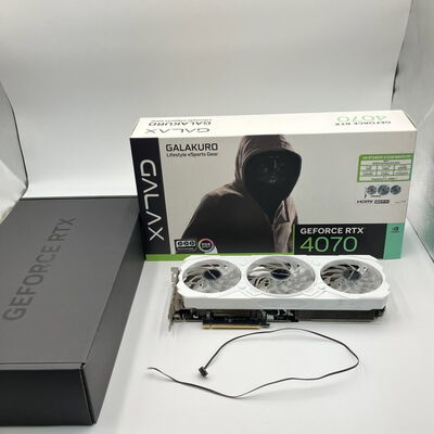 【なんば店】中古  玄人志向 GK-RTX4070-E12GB/WHITE/TP (RTX4070 12GB) 157133 