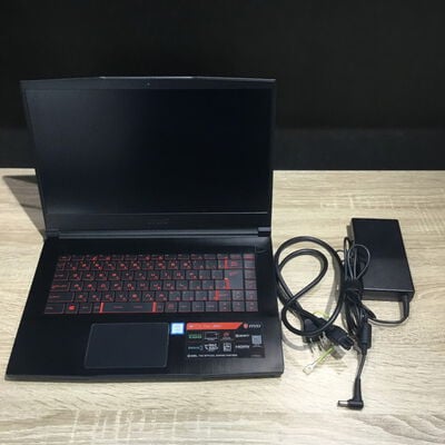 【松山環状枝松店】中古  MSI GF63 Thin 9SC(i7-9750H/16GB/SSD256GB+HDD1TB/なし/GTX1650 4GB/15.6/1920&times;1080/W11H) 4560001714 