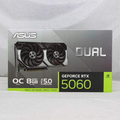 【通販センター】中古  ASUS DUAL-RTX5060-O8G (RTX5060 8G) 179544 