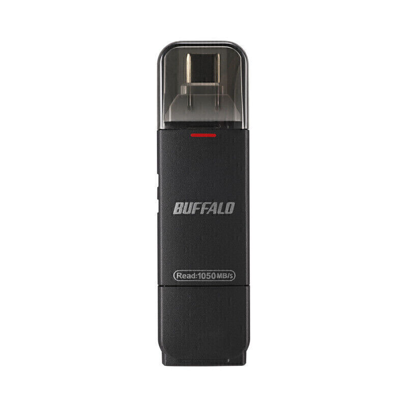 【24時間以内発送】Buffalo SSD 1TB 中古品 初期化済み バッファロー 1TB SSD-PST1.0U3BA/N ポータブル PS5/PS4対応