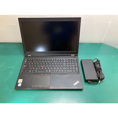 【浦添城間店(沖縄)】中古  Lenovo ThinkPad P52　20MAS12700 (Core i7 8750H/16GB/SSD512GB/-/NVIDIA Quadro P1000 4GB/15.6ｲﾝﾁ/1920x1080/Wi-Fi/WEBCAM/W11H64) 176658 