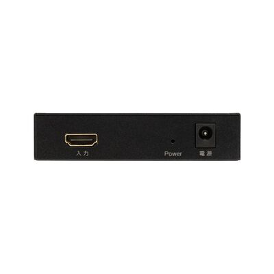 グリーンハウス  GH-HSPH4-BK (HDMIスプリッター AC給電 Input1+Output4ポート) 