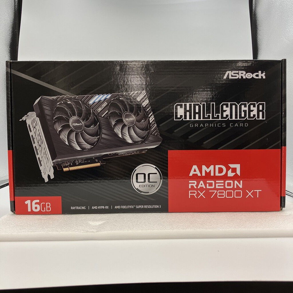 中古 ASRock RX7800XT CL 16GO RX7800XT Challenger OC (RX7800XT 16GB