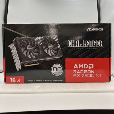【新潟店】中古  ASRock RX7800XT CL 16GO RX7800XT Challenger OC (RX7800XT 16GB) 162732 