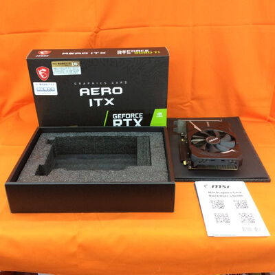 【なんば店】中古  【LHR版】MSI GeForce RTX 3060 Ti AERO ITX 8G OC LHR (RTX3060Ti 8GB) 3280021066 
